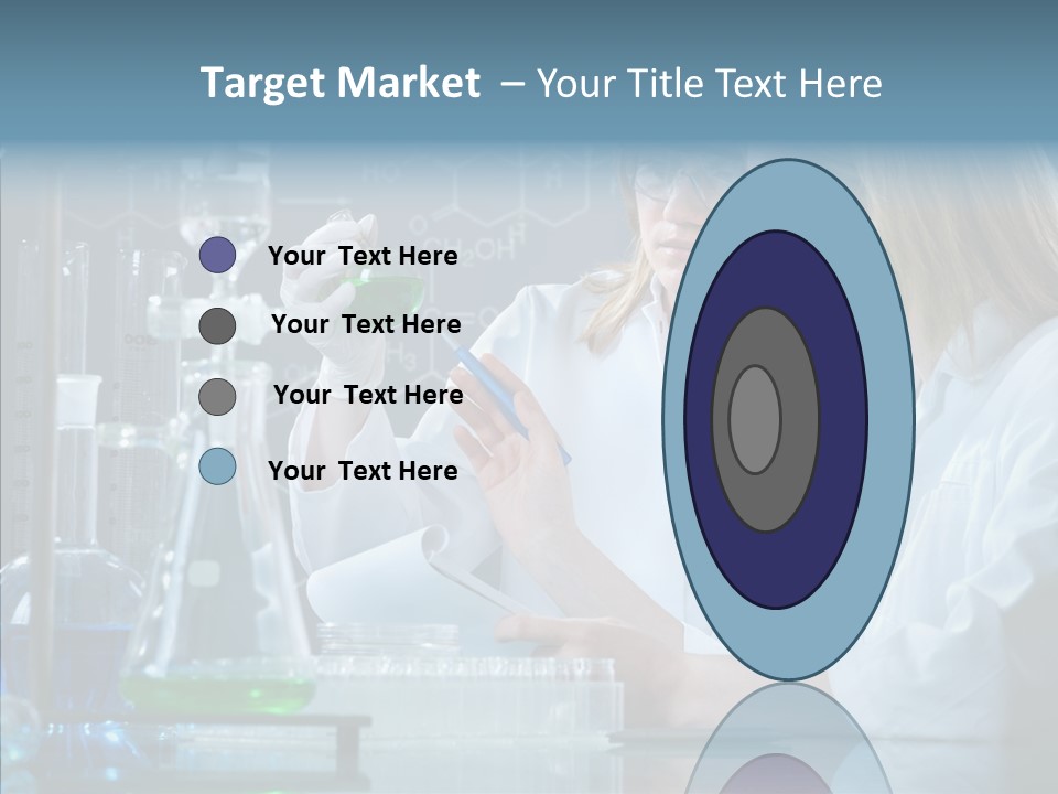 Beaker Dna Experiment PowerPoint Template