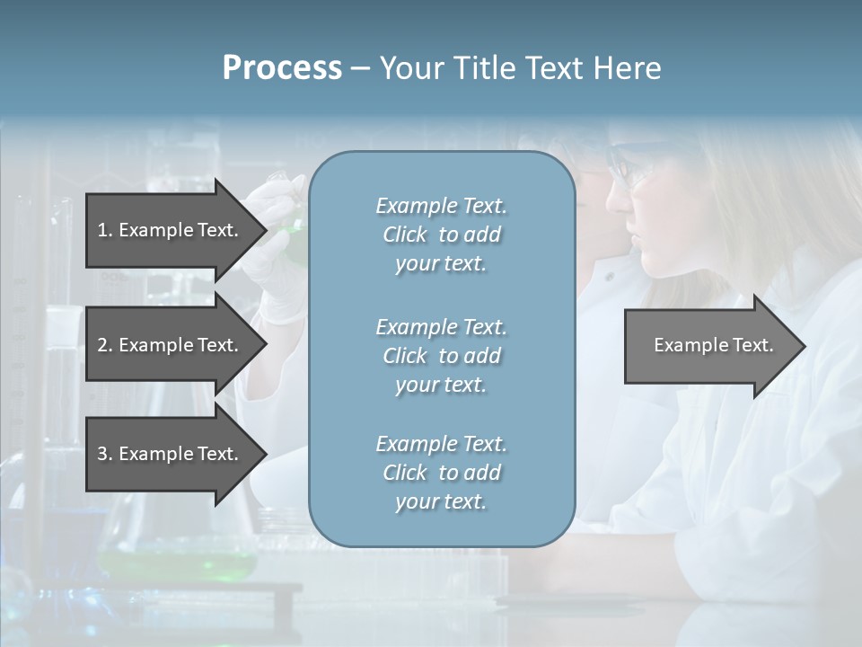 Beaker Dna Experiment PowerPoint Template