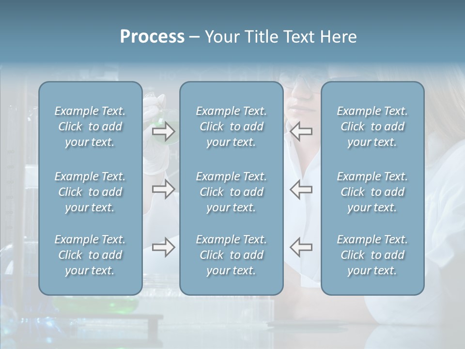 Beaker Dna Experiment PowerPoint Template