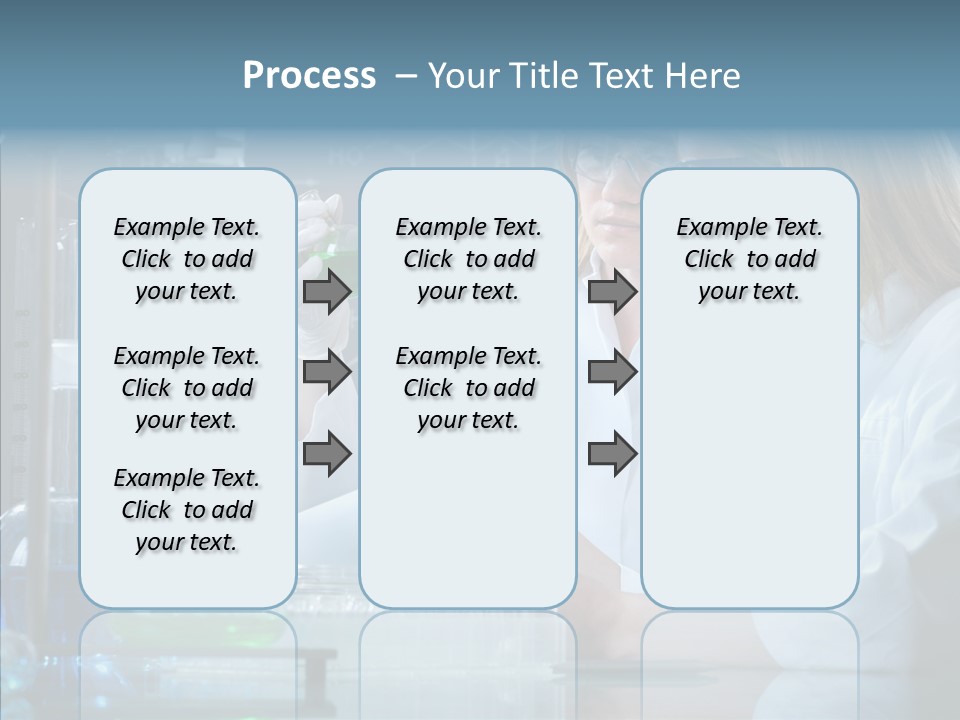 Beaker Dna Experiment PowerPoint Template