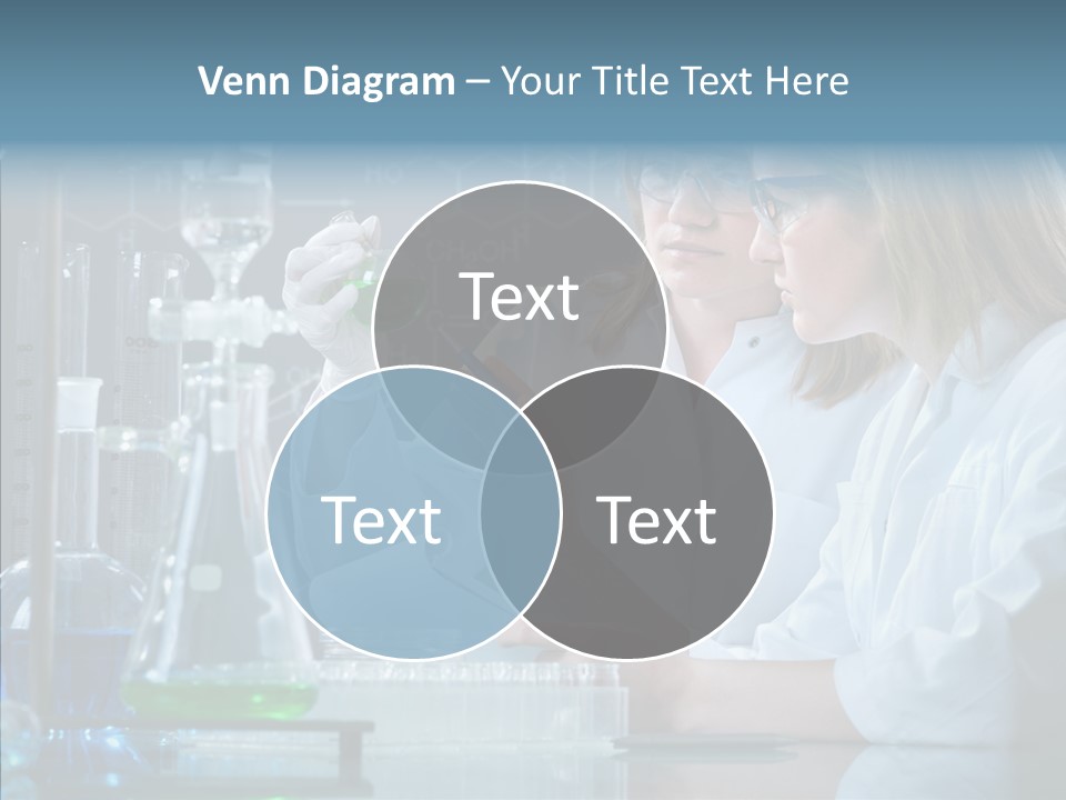 Beaker Dna Experiment PowerPoint Template