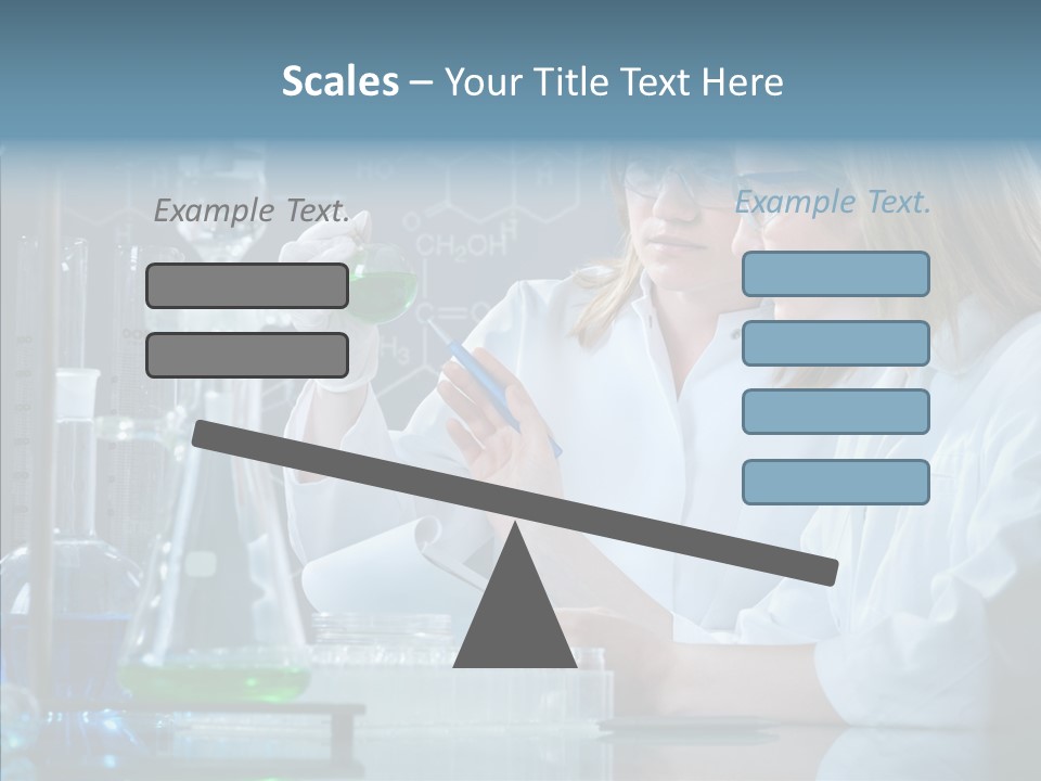Beaker Dna Experiment PowerPoint Template