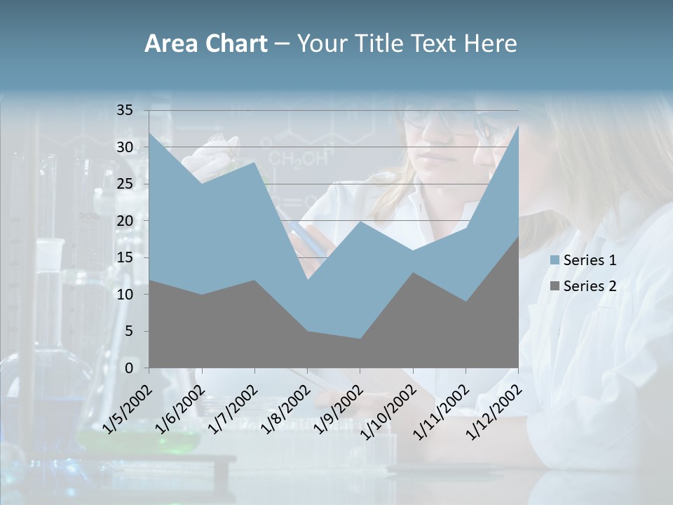 Beaker Dna Experiment PowerPoint Template