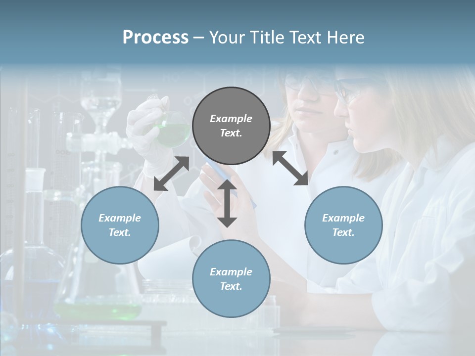 Beaker Dna Experiment PowerPoint Template