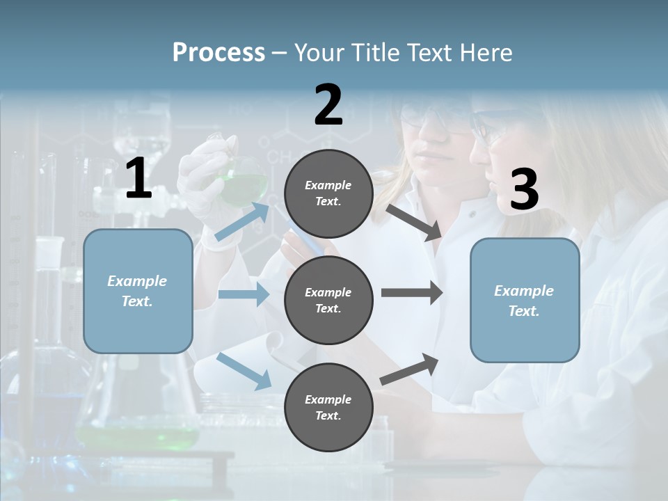 Beaker Dna Experiment PowerPoint Template