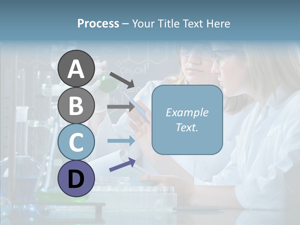 Beaker Dna Experiment PowerPoint Template