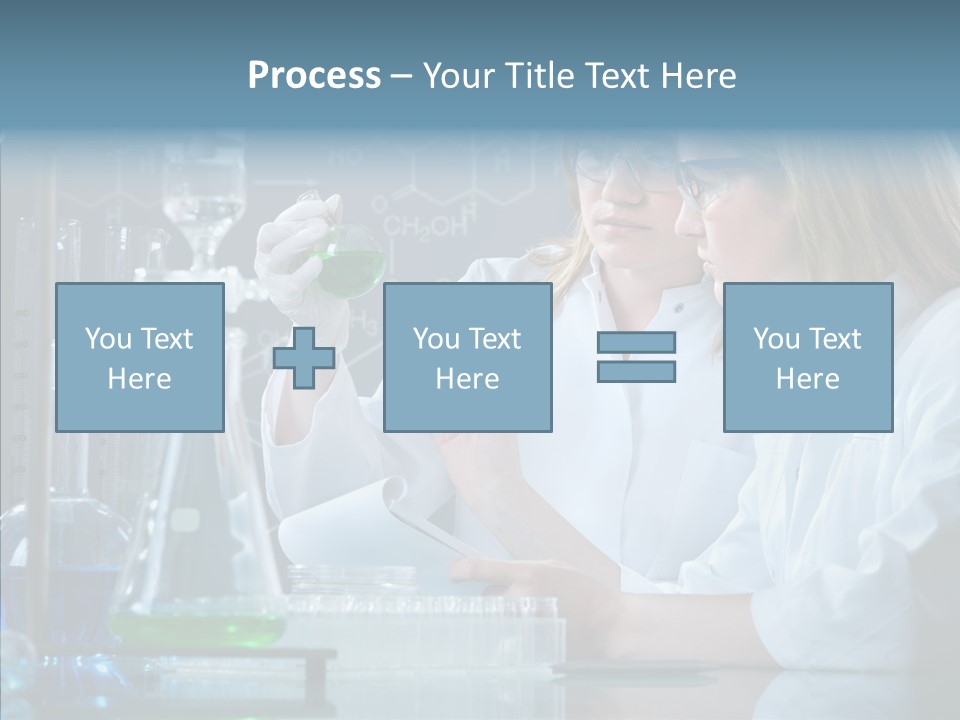 Beaker Dna Experiment PowerPoint Template