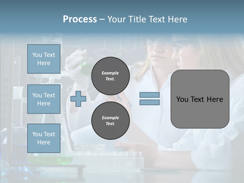 Beaker Dna Experiment PowerPoint Template