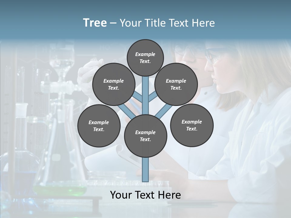 Beaker Dna Experiment PowerPoint Template