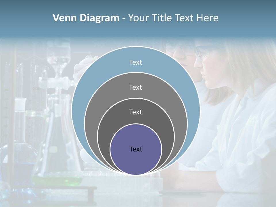 Beaker Dna Experiment PowerPoint Template
