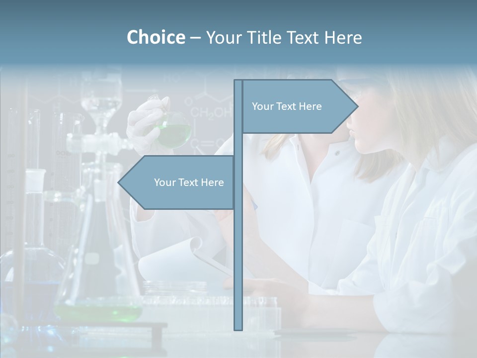 Beaker Dna Experiment PowerPoint Template