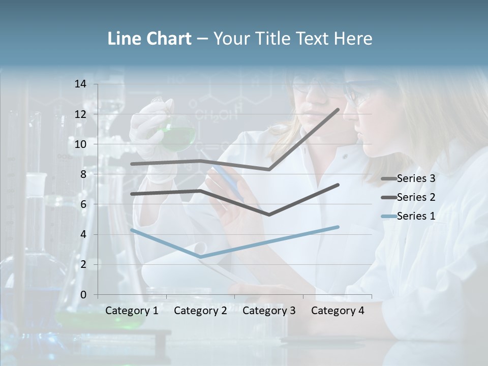 Beaker Dna Experiment PowerPoint Template