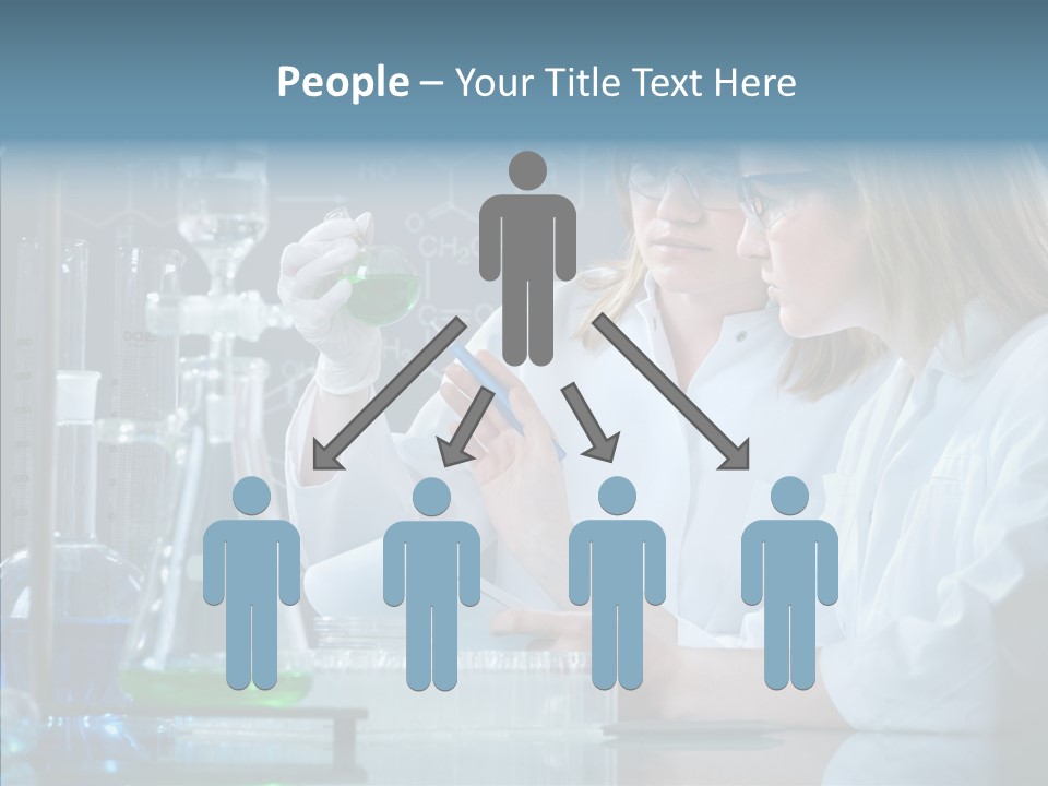 Beaker Dna Experiment PowerPoint Template