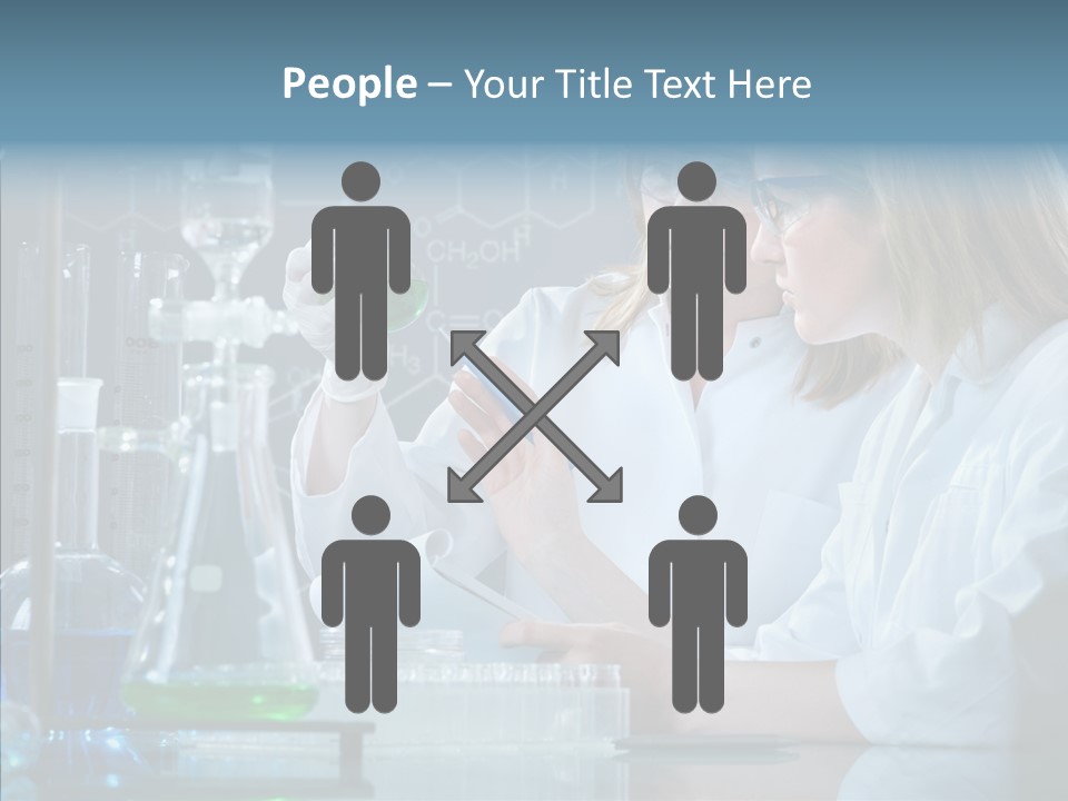 Beaker Dna Experiment PowerPoint Template