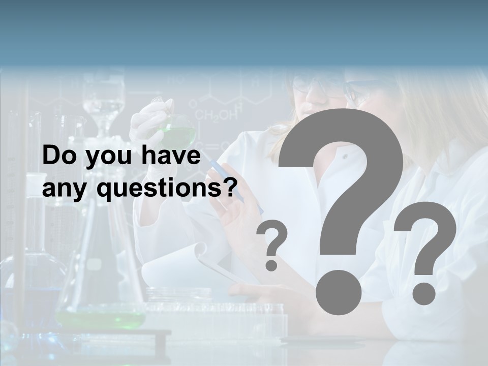 Beaker Dna Experiment PowerPoint Template