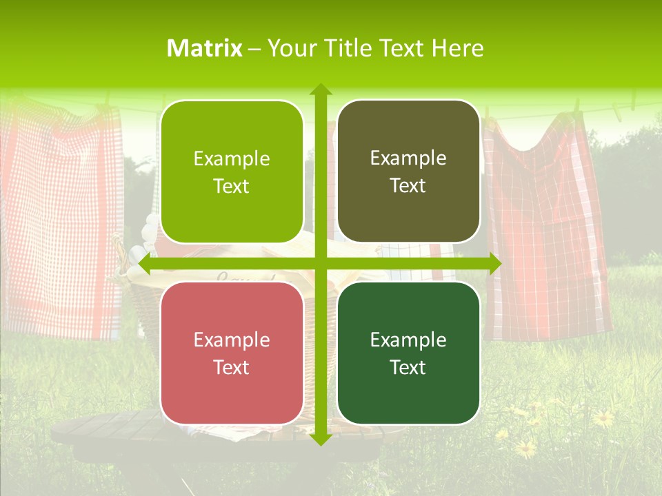 Basket Hanging Cord PowerPoint Template