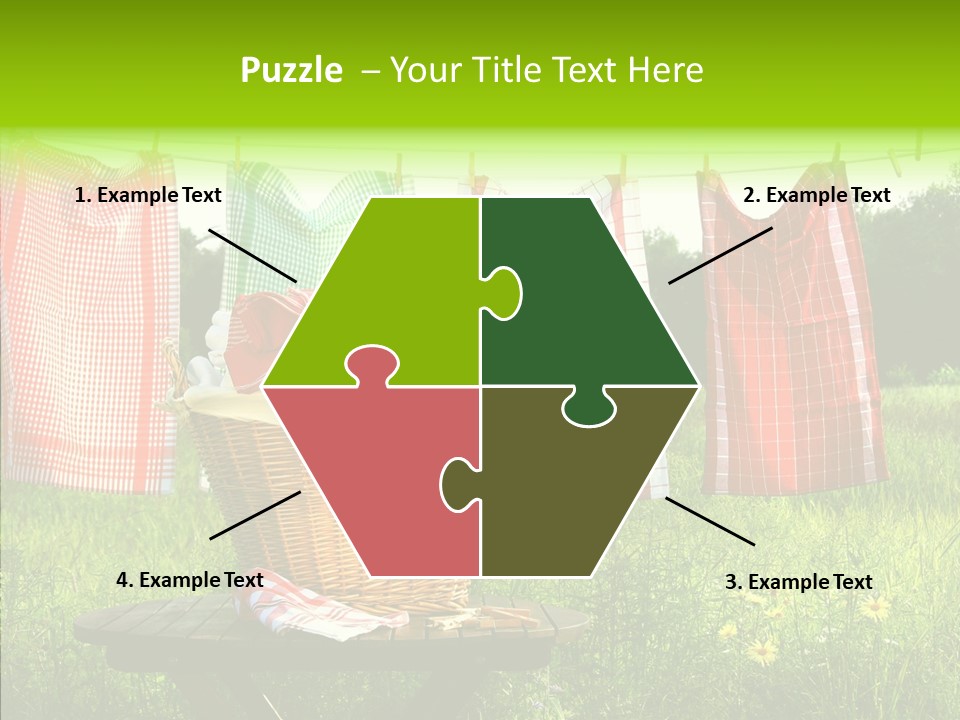 Basket Hanging Cord PowerPoint Template