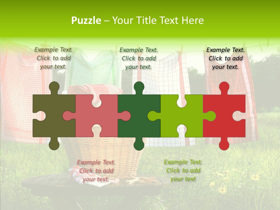 Basket Hanging Cord PowerPoint Template