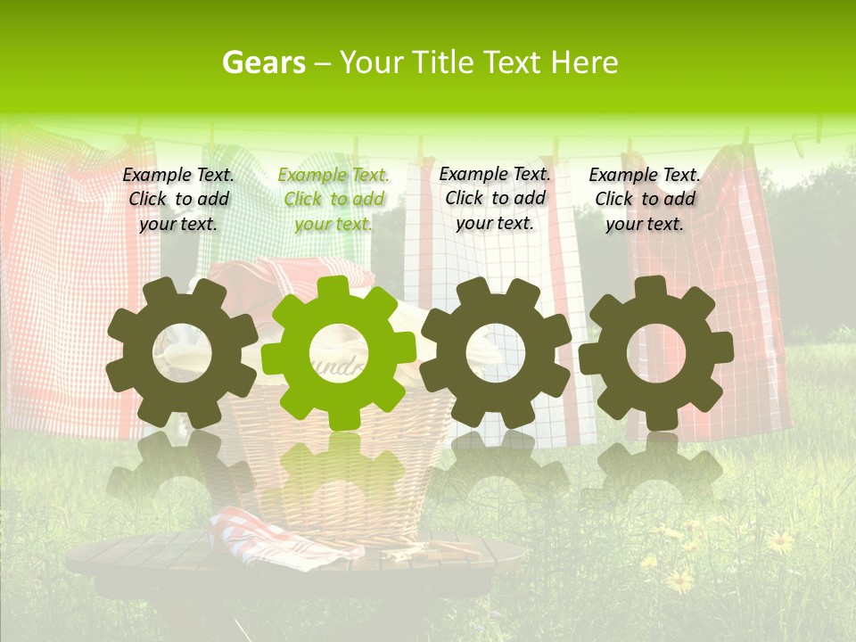 Basket Hanging Cord PowerPoint Template