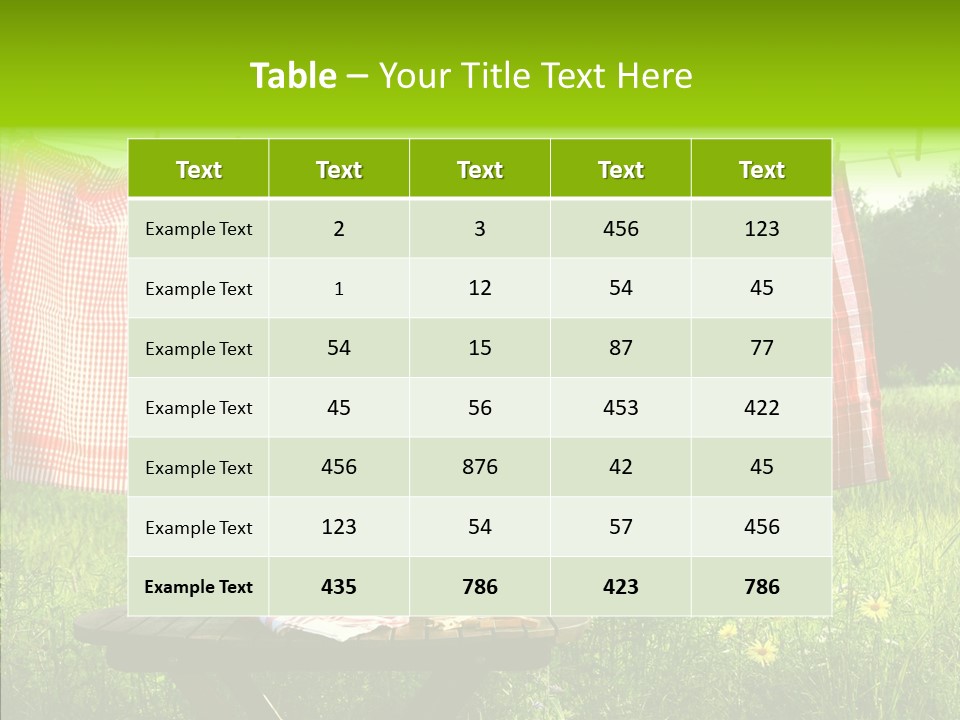 Basket Hanging Cord PowerPoint Template