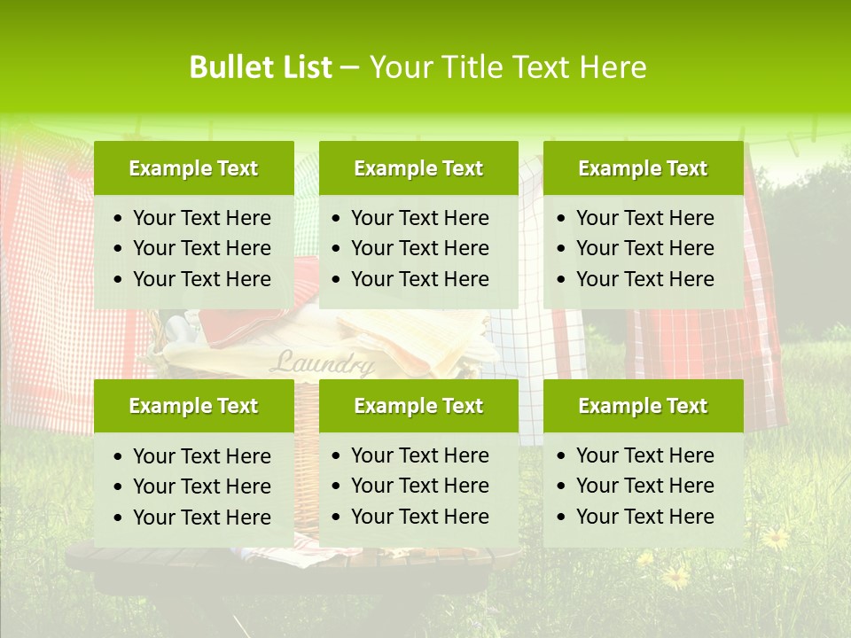 Basket Hanging Cord PowerPoint Template