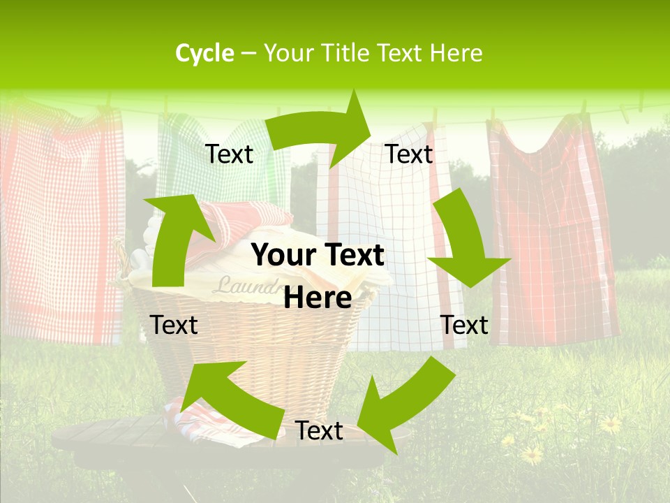 Basket Hanging Cord PowerPoint Template