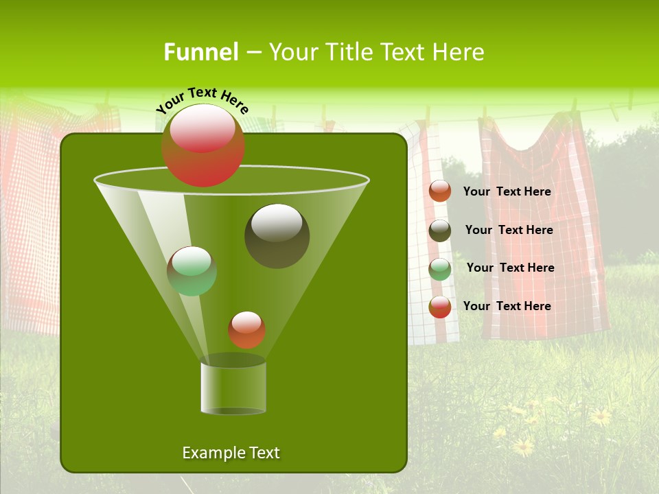 Basket Hanging Cord PowerPoint Template