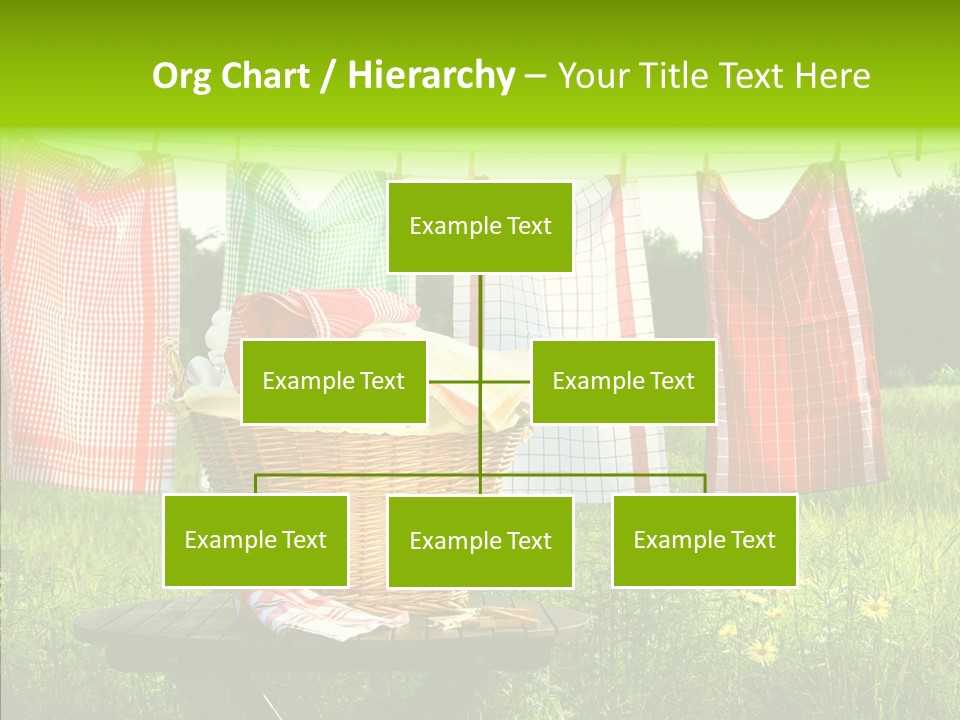 Basket Hanging Cord PowerPoint Template