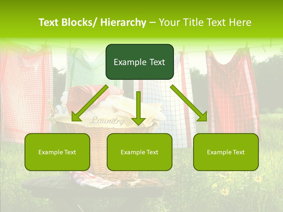 Basket Hanging Cord PowerPoint Template