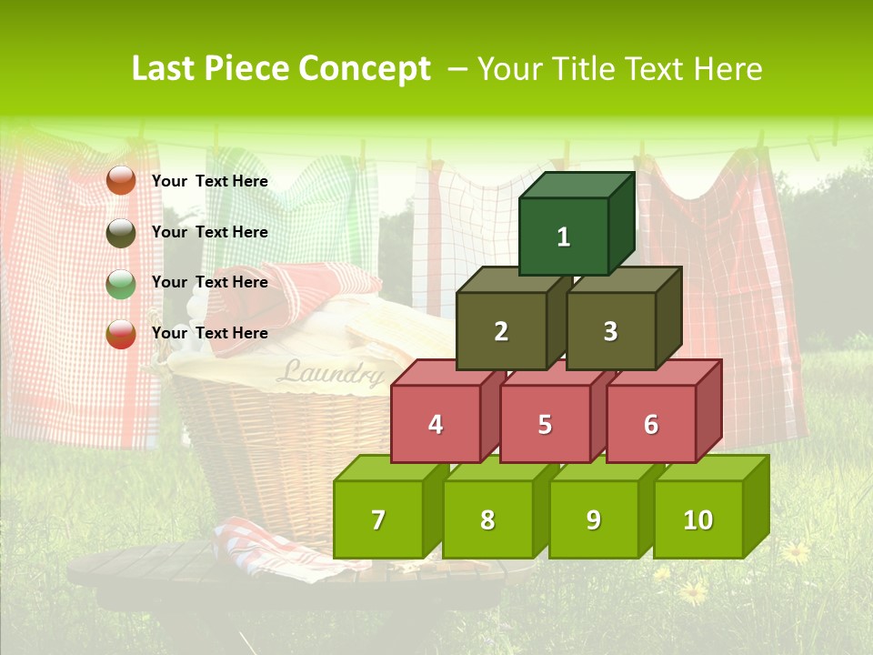 Basket Hanging Cord PowerPoint Template