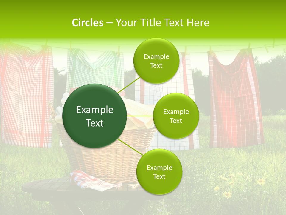 Basket Hanging Cord PowerPoint Template