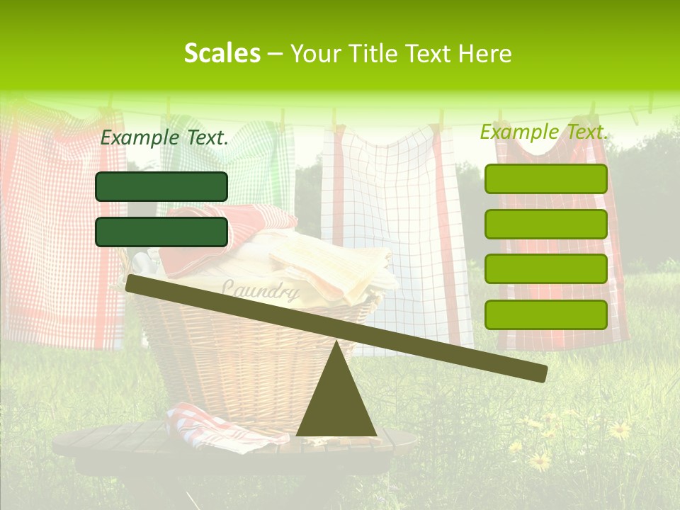 Basket Hanging Cord PowerPoint Template
