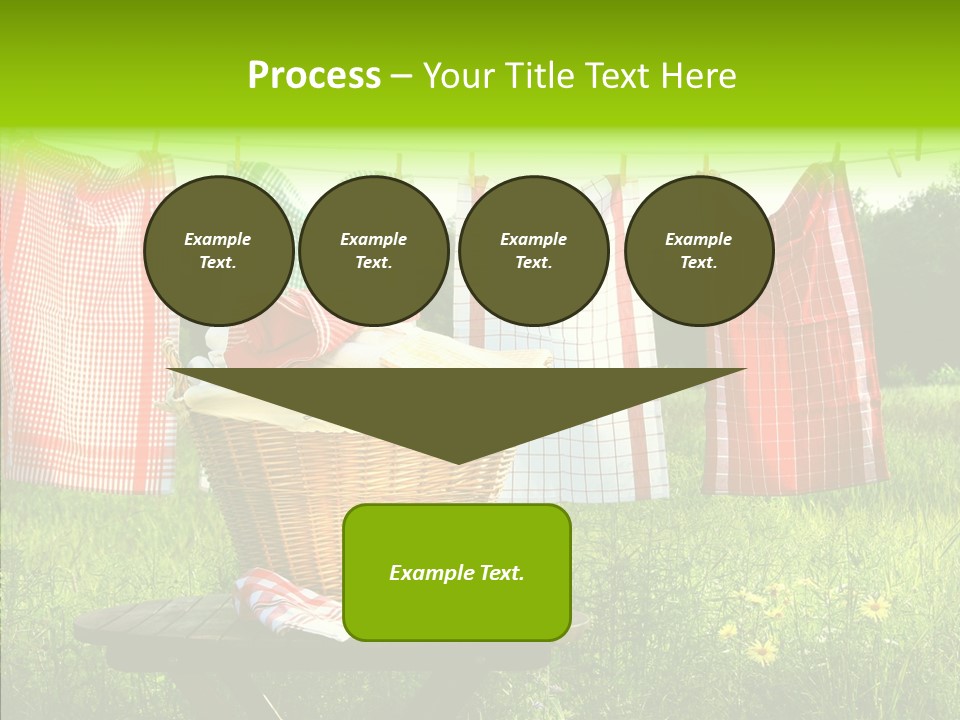 Basket Hanging Cord PowerPoint Template