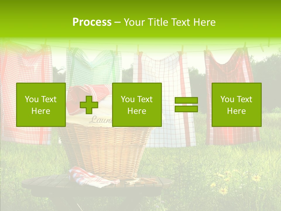Basket Hanging Cord PowerPoint Template