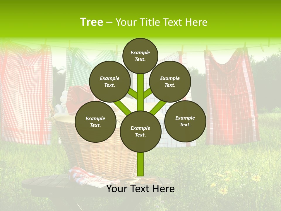 Basket Hanging Cord PowerPoint Template