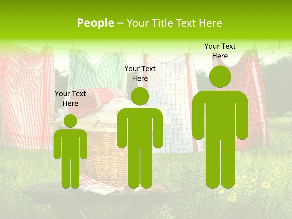 Basket Hanging Cord PowerPoint Template