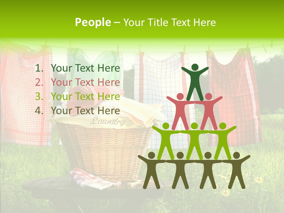 Basket Hanging Cord PowerPoint Template