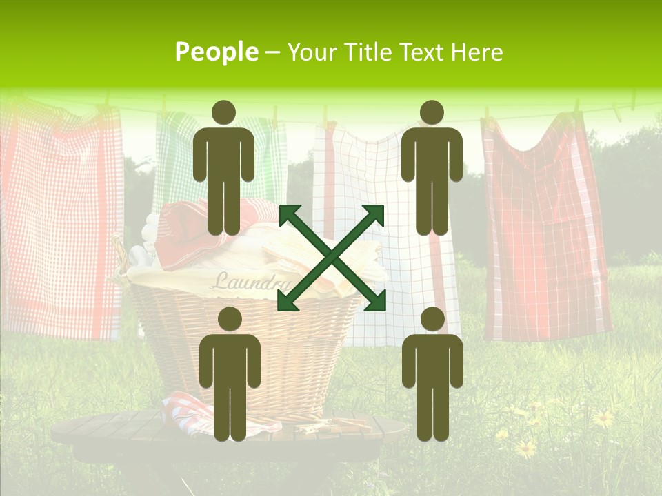 Basket Hanging Cord PowerPoint Template