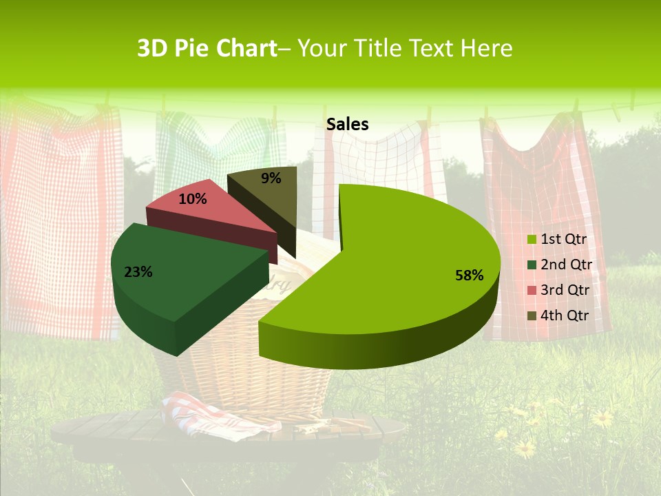 Basket Hanging Cord PowerPoint Template