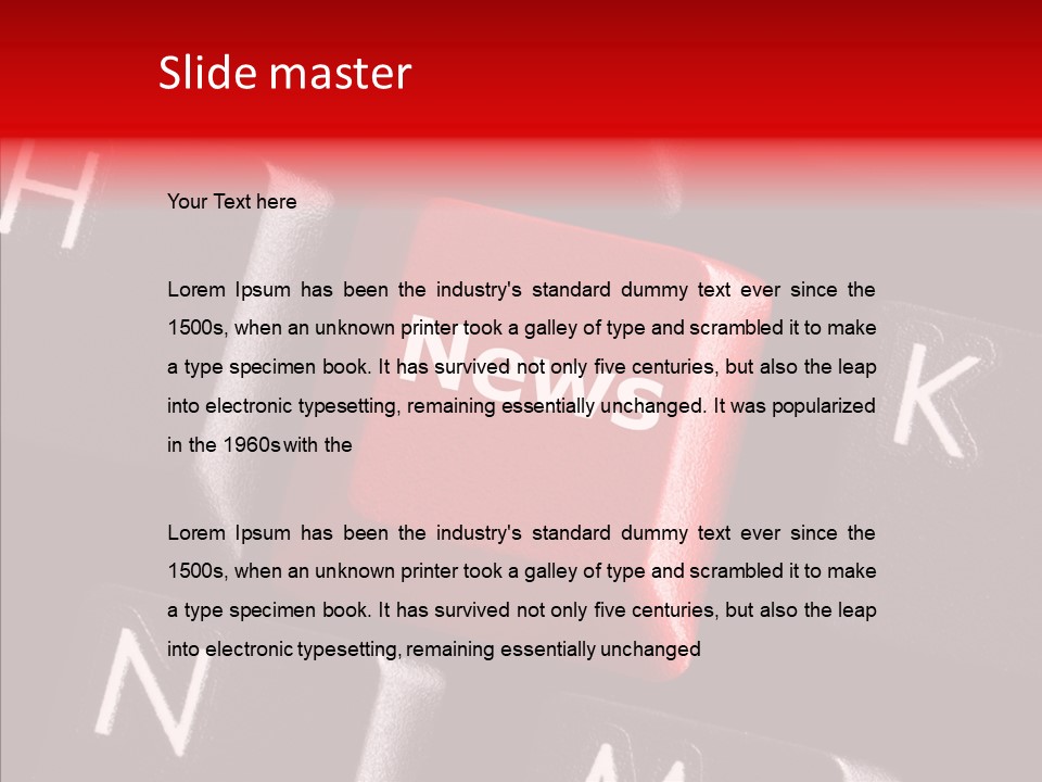 Magazine Information Communication PowerPoint Template