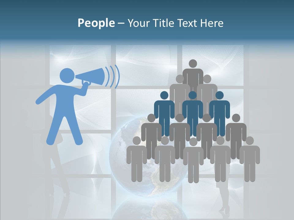 Interface Web People PowerPoint Template