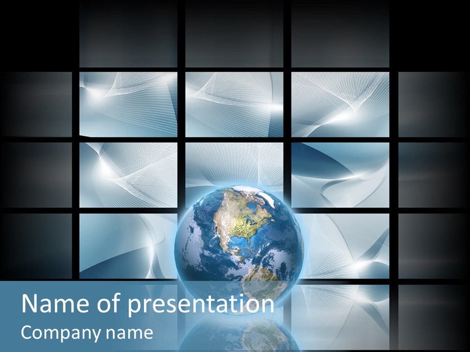 Light Office Information PowerPoint Template