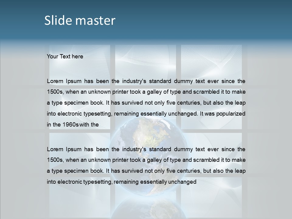 Light Office Information PowerPoint Template