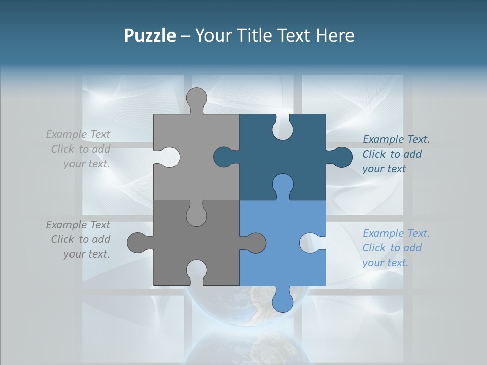 Light Office Information PowerPoint Template