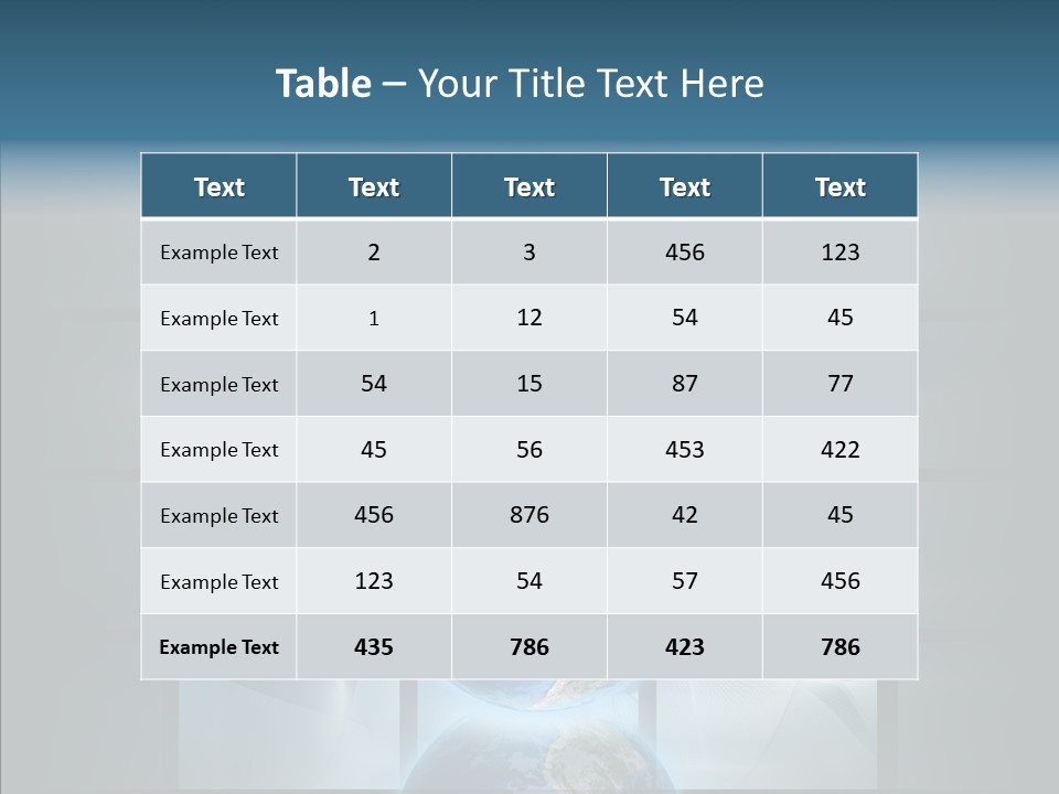 Light Office Information PowerPoint Template