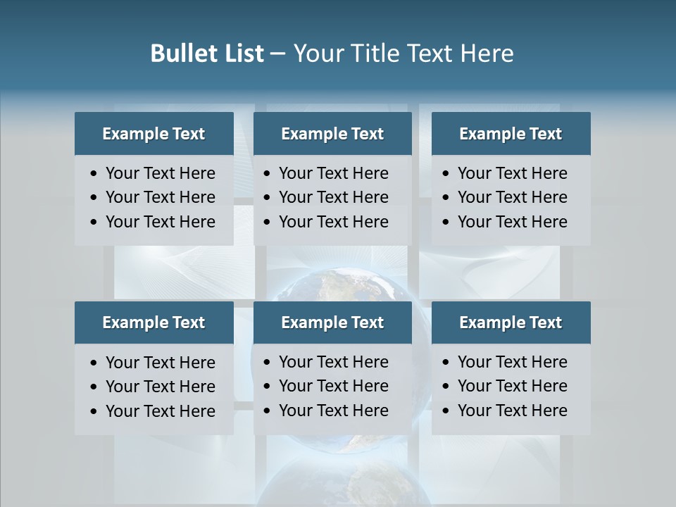 Light Office Information PowerPoint Template