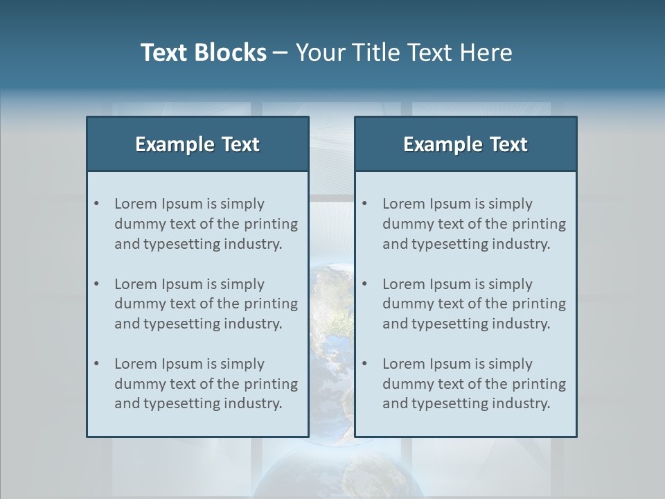 Light Office Information PowerPoint Template