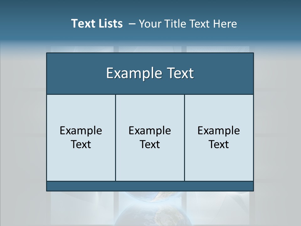 Light Office Information PowerPoint Template