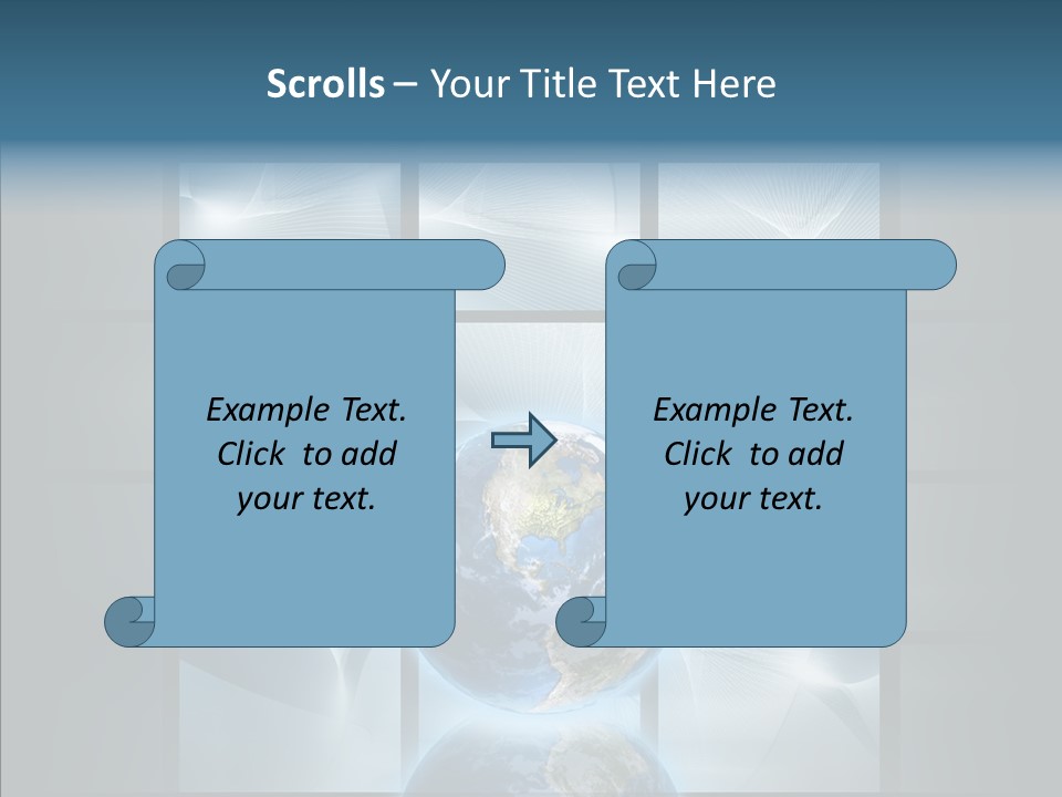 Light Office Information PowerPoint Template