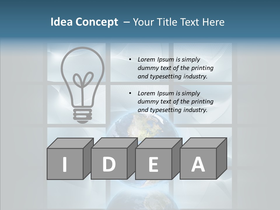 Light Office Information PowerPoint Template